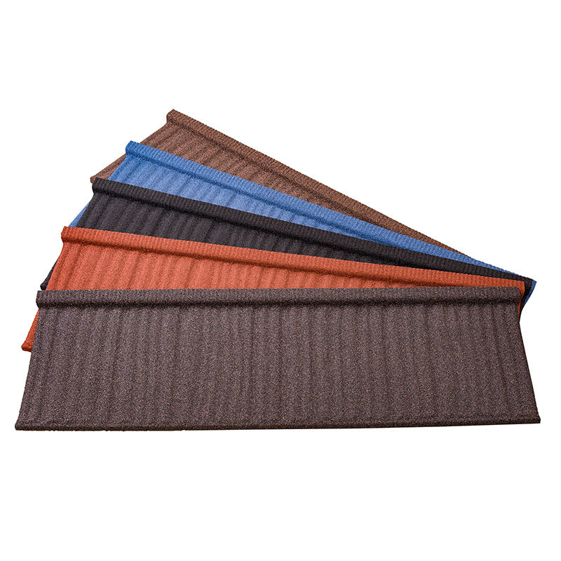 Colorful Stone Coated Metal Roofing Tiles Wood Shake