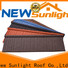 New Sunlight Roof metal stone coated metal roofing tiles manufacturers for School