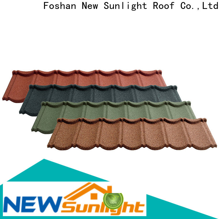 custom roof tile coating metal factory for industrial workshop
