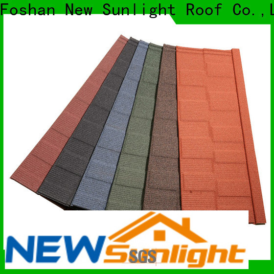 New Sunlight Roof roof ceramic roof shingles factory for Hotel