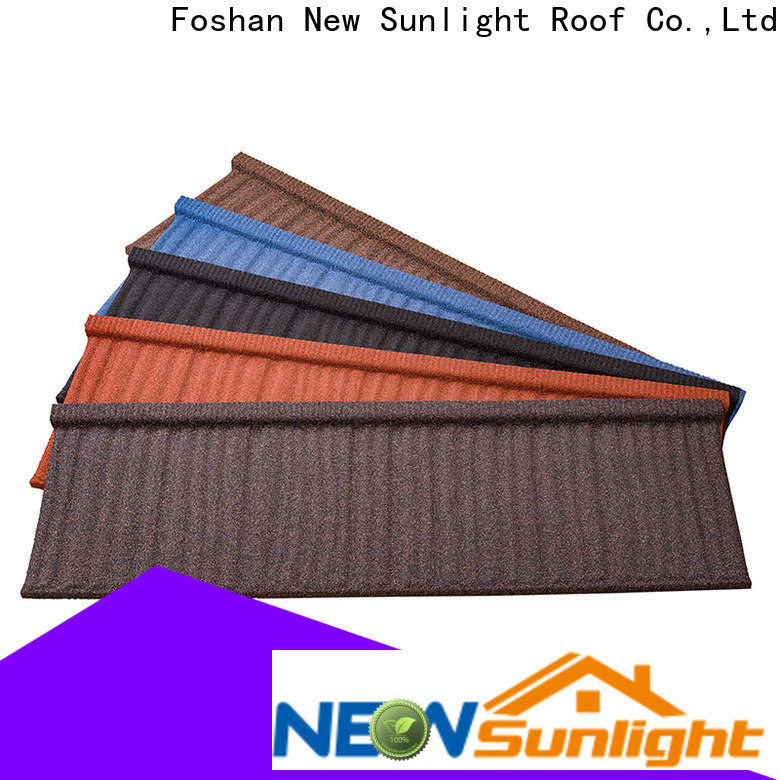 top colorful stone coated metal roofing tiles metal company for Villa