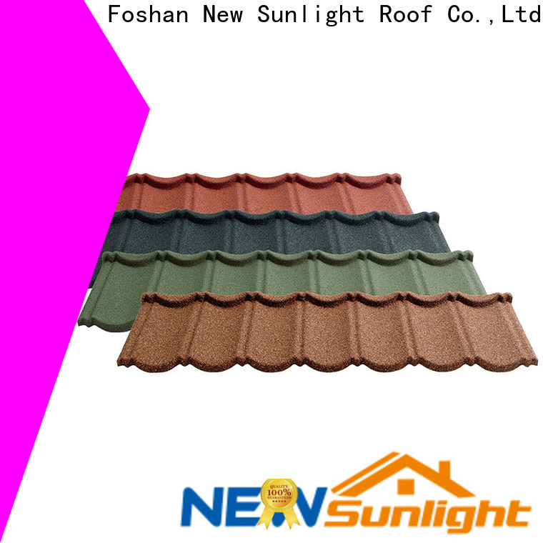 New Sunlight Roof metal stone metal roof company for garden construction