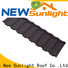 New Sunlight Roof top stone coated metal roof tiles supply for Hotel