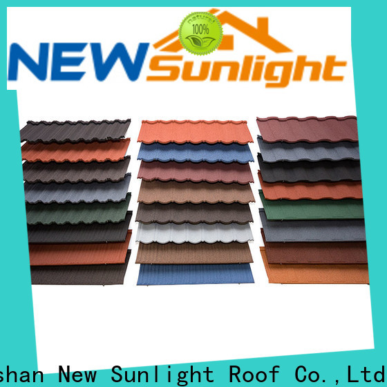 New Sunlight Roof material corrugated metal roofing suppliers for Building Sports Venues