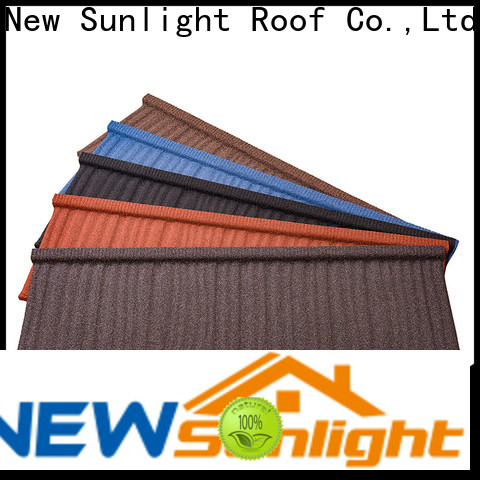 New Sunlight Roof wood composite roof tiles suppliers manufacturers for School