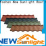 New Sunlight Roof top tile roofing contractors manufacturers for industrial workshop