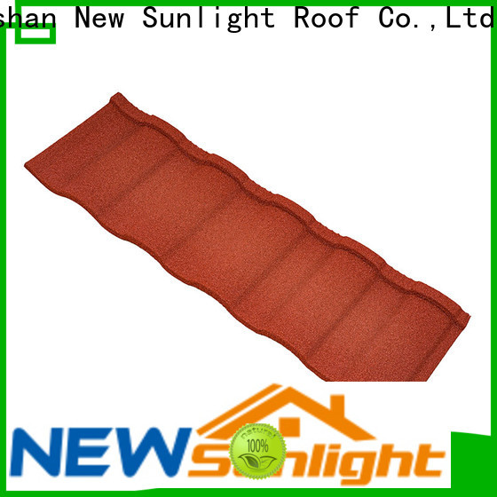 New Sunlight Roof wholesale stone coated metal tile company for Warehouse