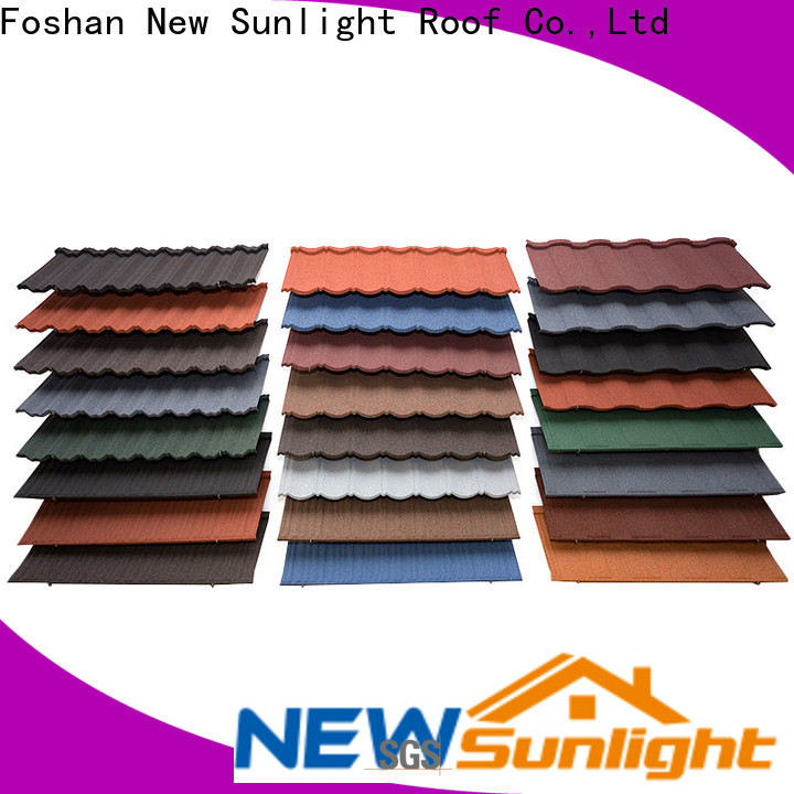 New Sunlight Roof latest stone coated roofing products company for Villa