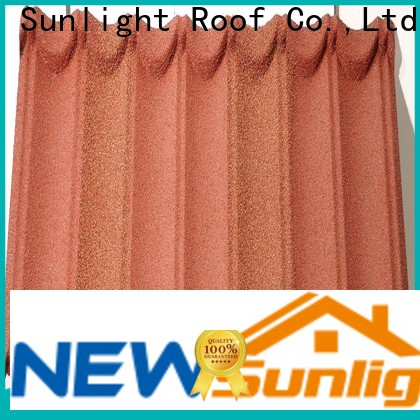 New Sunlight Roof latest zinc roof tiles factory for warehouse market