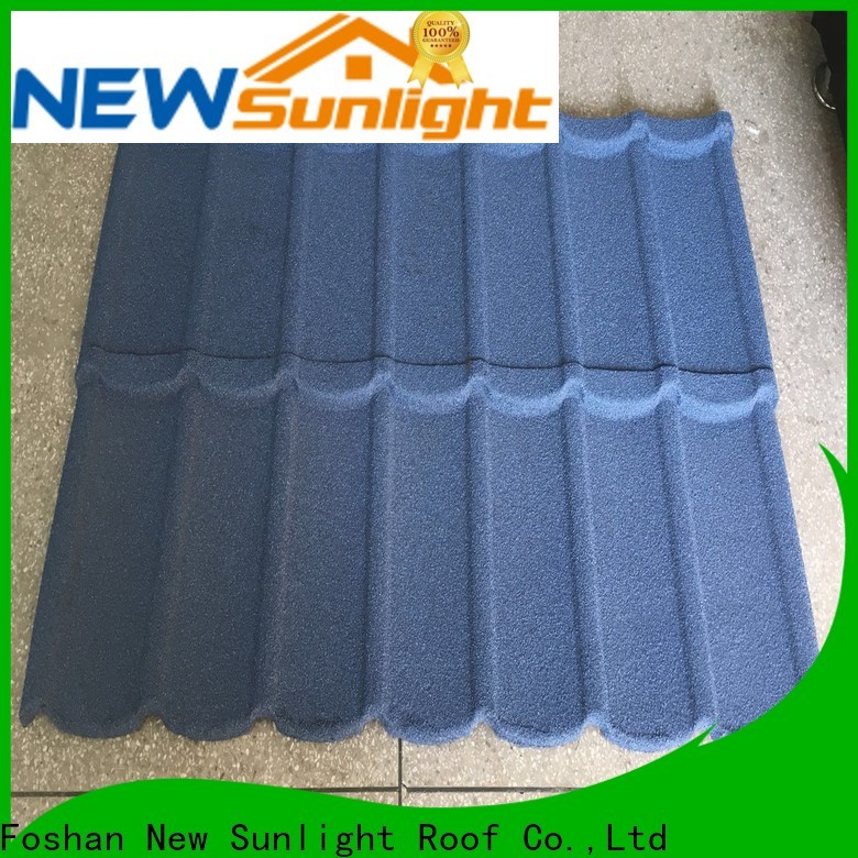 New Sunlight Roof colorful decra metal roofing company for garden construction