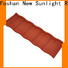 New Sunlight Roof construction stone coated metal tile factory for Warehouse