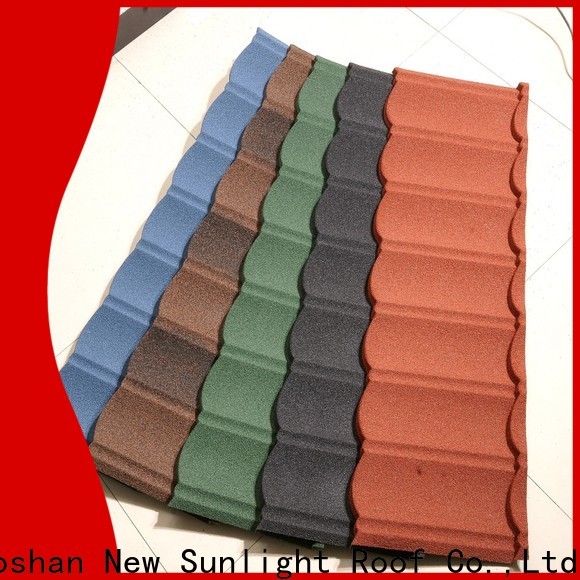 New Sunlight Roof latest stone coated steel shingles supply for greenhouse cultivation