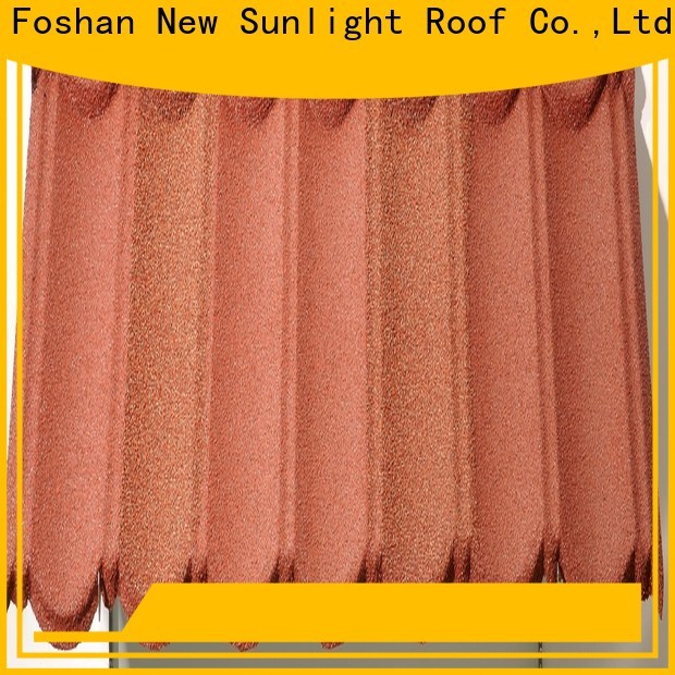 New Sunlight Roof bond pressed steel roof tiles manufacturers for industrial workshop