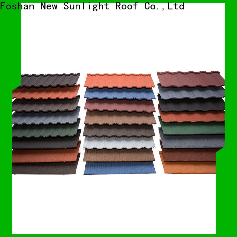 top stone coated roofing products lightweight company for Villa