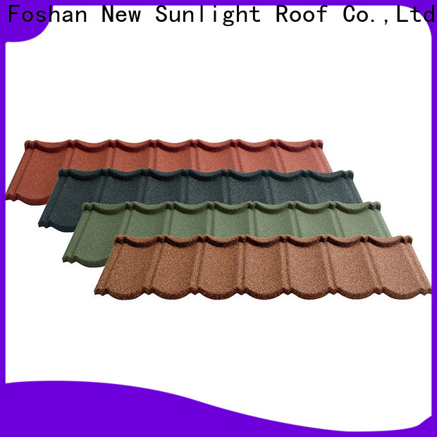 New Sunlight Roof stone sheet metal roofing systems supply for industrial workshop