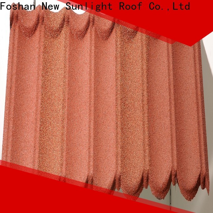 New Sunlight Roof latest stone metal roof supply for warehouse market
