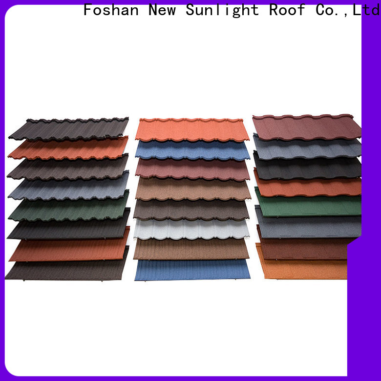 New Sunlight Roof stone metal tiles roof manufacturers for Office
