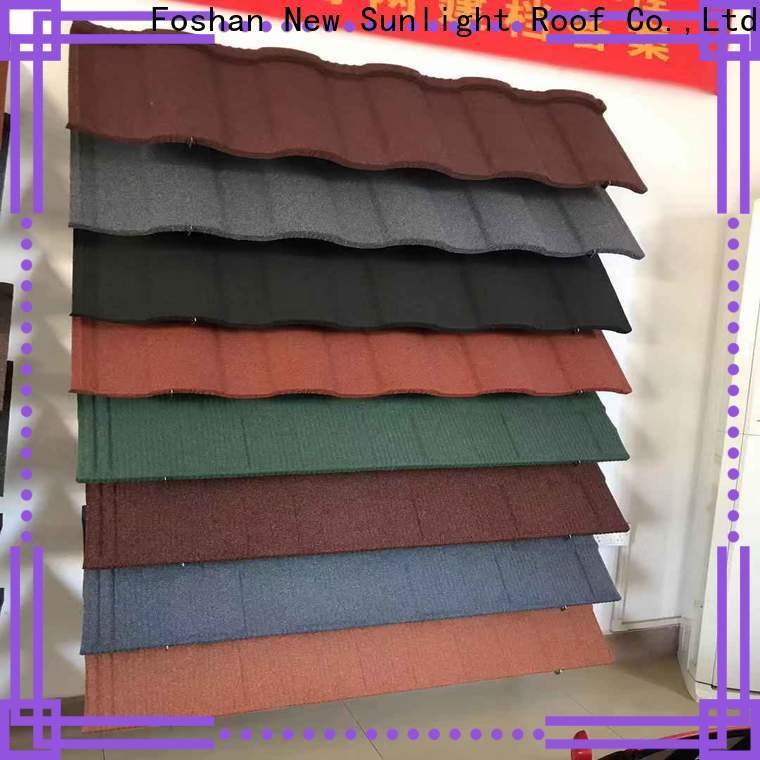New Sunlight Roof best metal shingle roof cost factory for garden construction