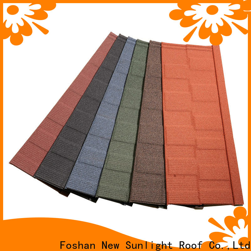 New Sunlight Roof coated china roofing tiles company for Hotel