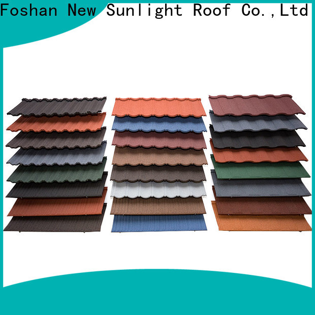 New Sunlight Roof construction stone coated metal roofing manufacturers for Office