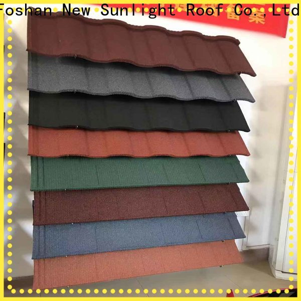 New Sunlight Roof latest roof tiles factory for garden construction