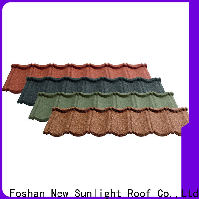 New Sunlight Roof colorful decra roofing prices company for industrial workshop