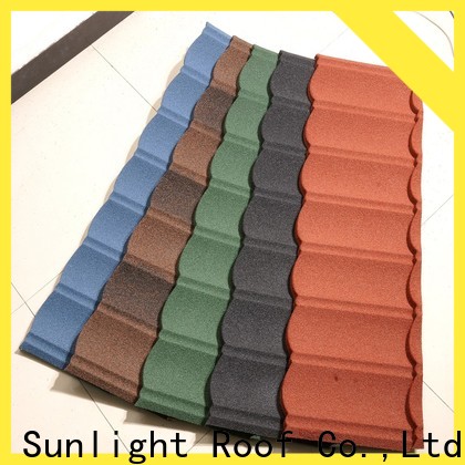New Sunlight Roof high-quality stone coated steel factory for garden construction